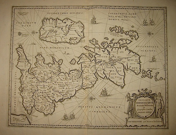Ortelius Abraham (1528-1598) Insularum Britannicarum accurata delineatio... 1700 Amsterdam 